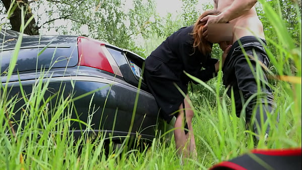 Smoking-hot Wife Let Her Supervisor Plow Her In The Rump By Driving Into The Woods!