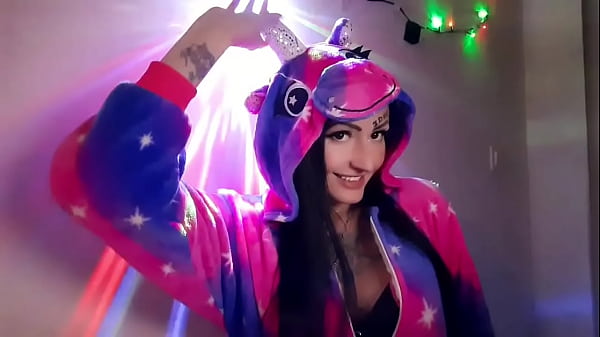 Dominatrix Nika In Unicorn Pajamas Will Tell And Flaunt You On Her Horn How You Will Wank Off Today.