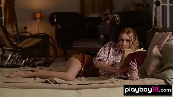 Delicate Exposed Belarusian Coed Blondie Gerda Rubia Showcases How Happy She Is
