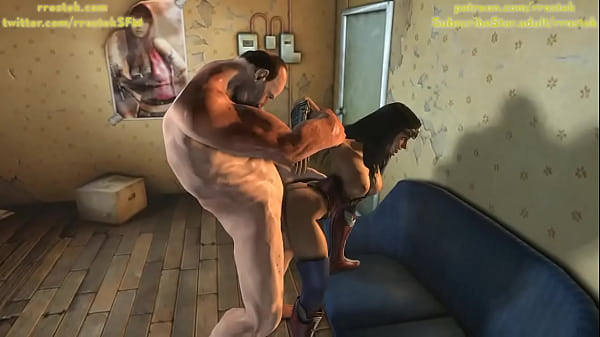 Wonder Female Anally Plowed By Ogre Looking Bloke 3D Animation