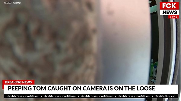 FCK News - Creepy Home Intruder Caught On Camera