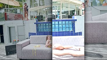 Part 1 Playing In The Pool With SOFIA SMITH, The Skank. Butt Sex, DAP, Powerful Ass Pounding