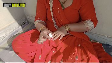 Punjabi Bhabhi Painted Her Screw On Roof