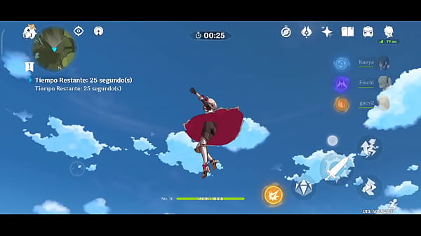 Noelle Volando En El Aire Para Ver Su Lindo Tracero