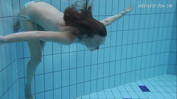 Tiny Boobs Petite Coed Clara Underwater