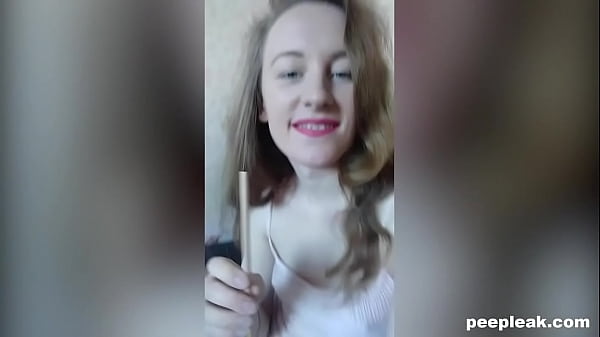 Bored Amaterus Sticks A Pencil In Her Slit
