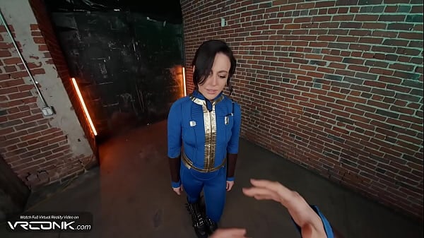 VR Conk: Aroused Chestnut-haired Lucy Licks And Fucks Anally In Fallout Character Dress Parody Pt.1