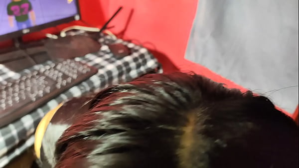 I Find Her Playing A Porn Game And She Asks Me To Screw Her Butt.