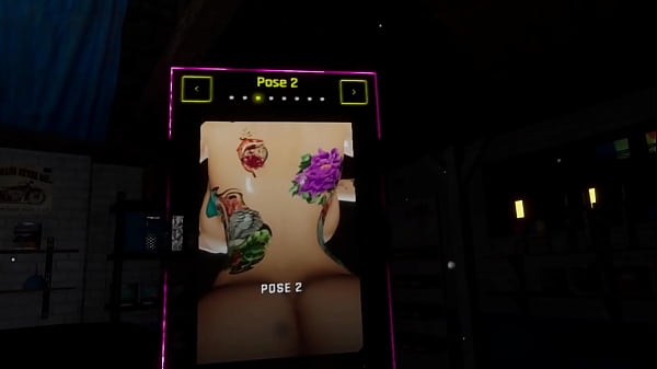 SEX And CYBERPUNK VR Game Checking Out The Hottie In The Garage