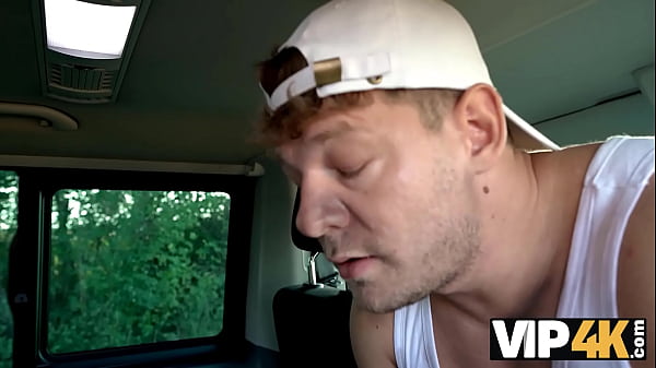 VIP4K. Hot Coed Bride Una Fairy Got Horny And Showed Her Profound Oral Skills In The Car