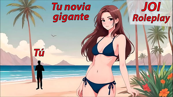 JOI Hentai Con Una Mujer Gigante. Audio Character Play En Español.