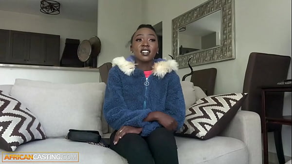 Tiny Ebony Barely-legal Darling Honeypot Openned By Thick Shaft American In Casting Call