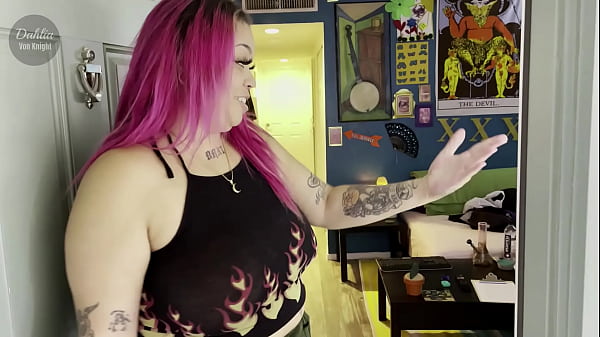 BBW Dahlia Slams The New Tenant