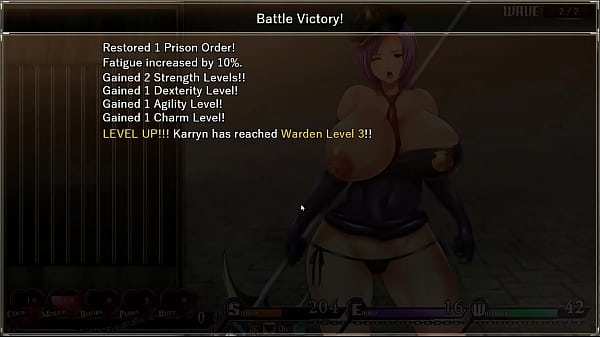 Karryn's Prison [RPG Hentai Game] Ep.2 Helping The Innmates To Release Their Ropes Load On Huge Warden Knockers