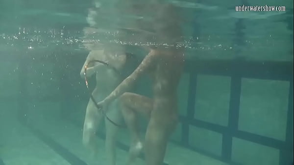 Russian Lesbian Dolls Swimming In The Pool