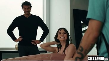 Pathetic Stepson Gets Cucked By Stepdad Fucking His Dainty Barely-legal Honey Lana Smalls