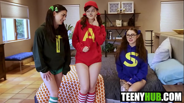 Three Friends Trade A Thick Shaft For Halloween Jade Valentine, Bella Blu, Megan Mistakes, Danny Mountain