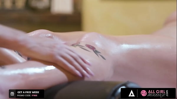 ALL GIRL MASSAGE - Large Titted Gabbie Carter Gets Thorough Teased Before A Sexy 69 With Eliza Ibarra