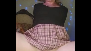 Mandy Frizzle Is Saddling Purple Dildo