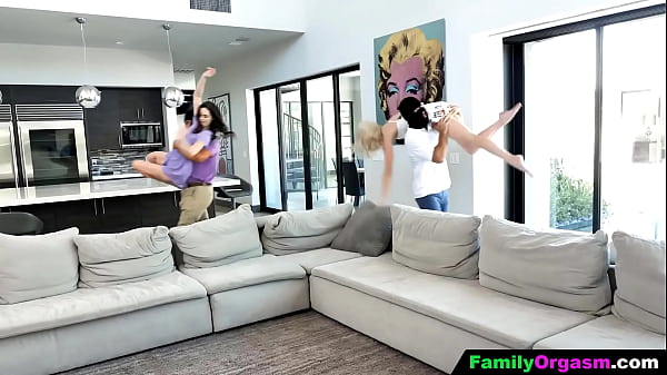 FamilyOrgasm - Overprotective Stepdads Deliver A Lesson To Their Easy Stepgirls