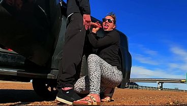 EXTREME Risky Public Fun On The Side Of The Road CAUGHT
