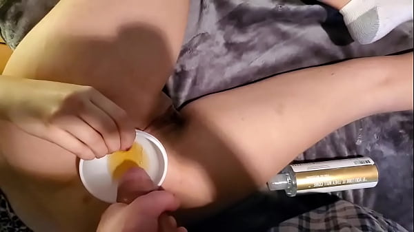 Twisted Barely-legal Let's A Man Piss In Her Asshole Through A Funnel