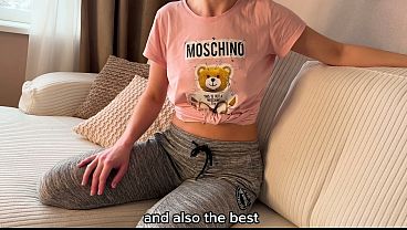 Legit Tricking - Nailed My Wife's Stupid Friend And Jizz In Her Muzzle - Russian Unscripted With Talk And English Subtitles