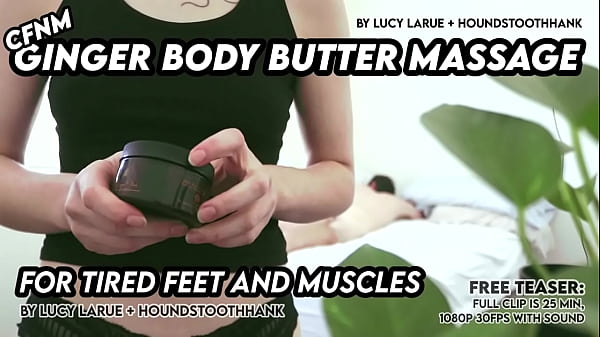 CFNM Ginger Frame Butter Massage For Tired Soles And Muscles