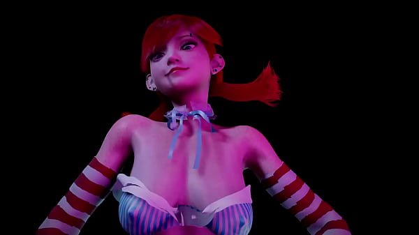Red Head Babe With Pigtails Dancing : 3D Hentai