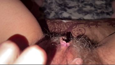I Stroke My Curvy, Unshaved Cunt And Have A Stunning Climax