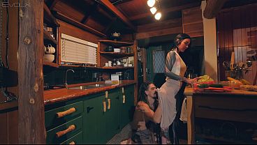 Tatted Hotwife Makes Cabbage Soup And Inside Load For Enormous Member Hipster