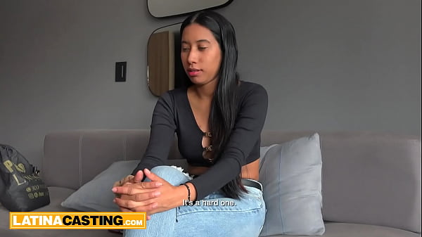 Raven-haired College Vixen Latina Waits For Her Huge Dick Price!
