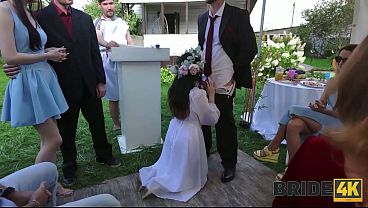 BRIDE4K. He Said Yes When She Saw Her Massive Butt And Breasts