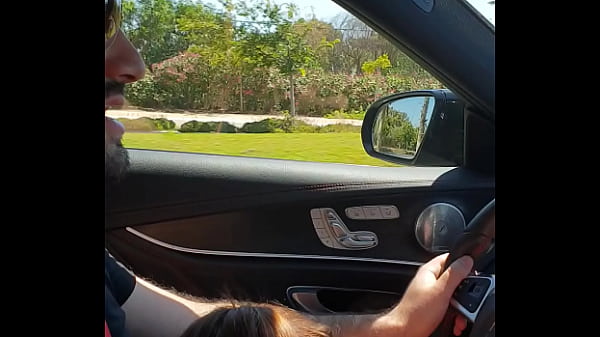 Russian Gobbles In A Mercedes