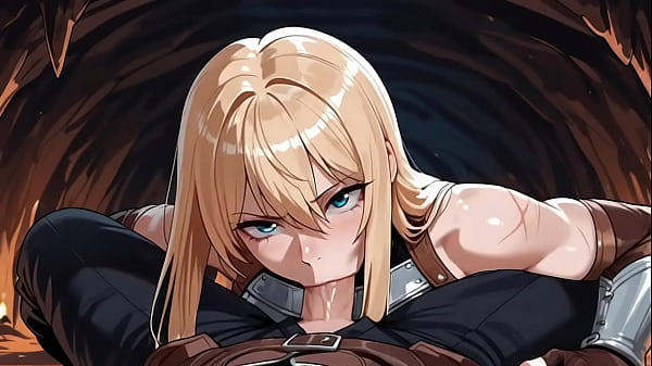Fantasy Female Warrior Dark Caves Test