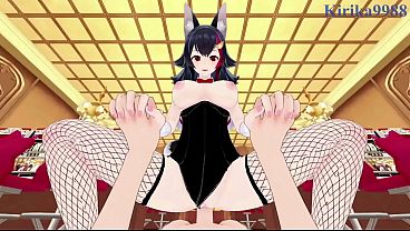 Ookami Mio (Bunny Girl) And Inugami Korone (Bunny Gal) Relentless Sex. - Hololive VTuber POV Hentai
