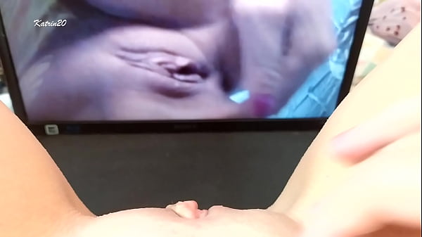 Watching Porn And Taunting Soaked Snatch