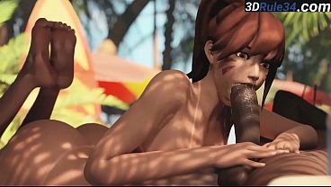 Dva Sloppy Beach BBC Blow