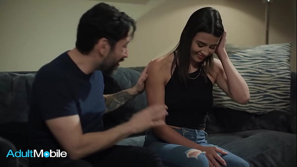 ADULTMOBILE - Sexy Raven-haired Tells Her Step-Uncle Her Boyfriend Won’t Go Down On Her, So He Does It For Her