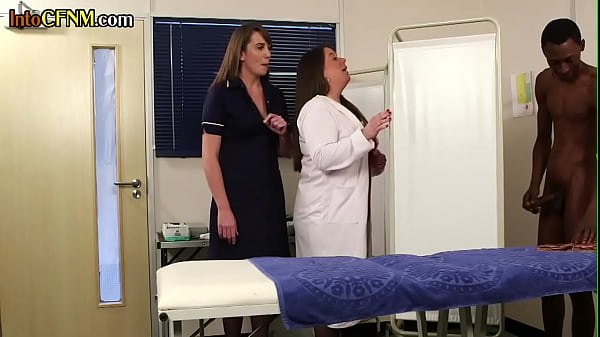 CFNM IR 3some BJ And HJ For Load Sample By Naughty Caregivers