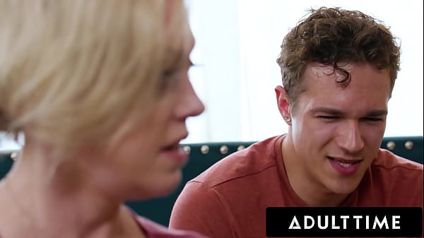 ADULT TIME - Curvy Stepmother Dee Williams CAUGHT WATCHING PORN Tries WIDE OPENING BACKDOOR With Monster Meat Stepson