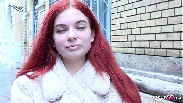 German Scout Lovely Modest Red-haired Girl Miss Olivia 18 I Pickup Rough Casting Rail