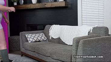 Lonely Tyler Falls For Boob Slamming Bot