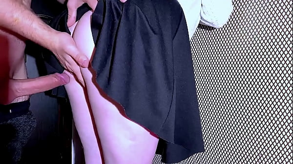 Today I Startled My Stepson, I Put On A Skirt Without Wearing Panties, He Hammerred Me Standing Up, And At The End I Knelt Down So He Could Cum On My White Boobs