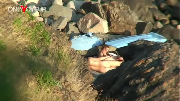 Beach Voyeur. They Were Thinking It Is A Secluded Place For A Quick Smash