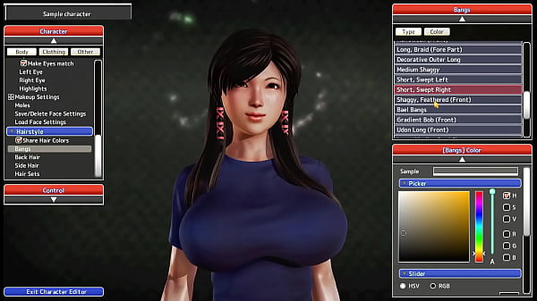 Honey Select Character Creation But With A More Fitting Song