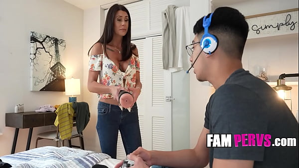 Charitable Stepmommy Provides StepSon The Ass Play Experience He Yearns | FamPervs
