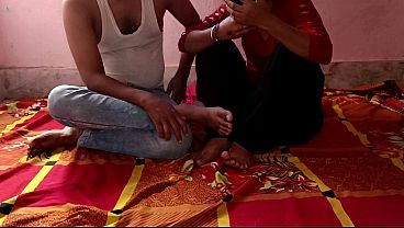Steamy Slender Missus Ko Dost Ke Sath Pass Kiya - Newley Married Wifey 3some Sex