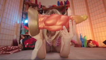 Adorable Blonde, Huge Tits Extreme BACKDOOR, Plump Knot, Impaled Full To My Lungs - Glyph X Bad Dragon