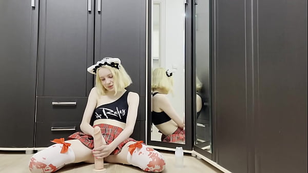 Hot Cat Honey Grinds Huge Dildo And Then Aggressive Nailed With Passion Teaser